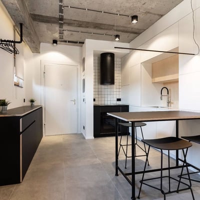 Аренда стильной 2-комнатной квартиры, 50 м², район Врачар, Белград, Сербия